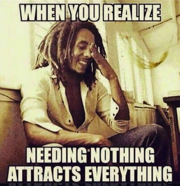 needing nothing