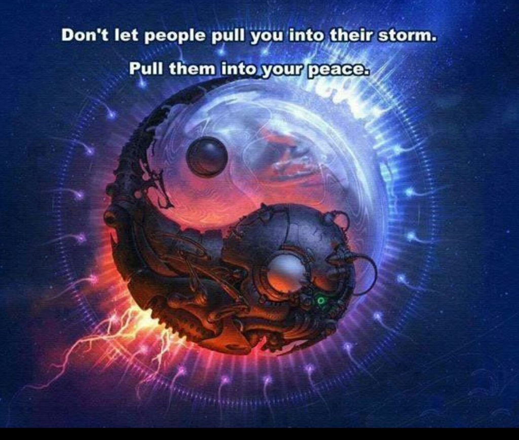 pull them into your peace