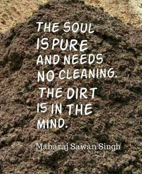 The soul is pure