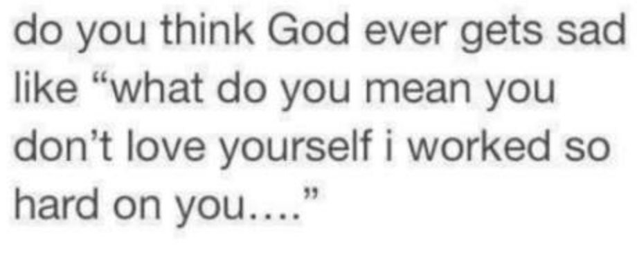 god worked hard on you